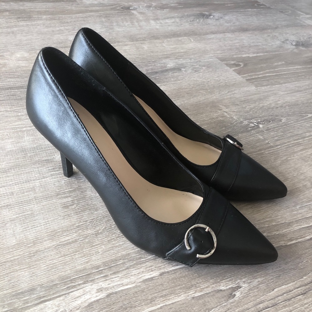 Nine West Kellendrao Black Heels Size 7.5